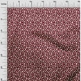 thumbnail image 3 of oneOone Rayon Maroon Fabric Colorful Dinosaur Cartoon Sewing Craft Projects Fabric Prints By Yard 56 Inch Wide, 3 of 5