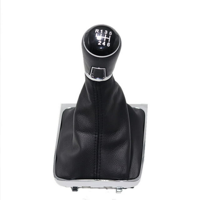 TopOne Gear Shift Knob Gaiter Boot Kit Manual Transmission Gear Shifter Head With Dust Cover Compatible For B6 CC 3C R36 Replaces 6R0711113M/N Shifting Knobs Interior Accessories