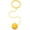 Yellow, variant on Yellow Children Ankle Jumping Toy Ring Rotating Soft For Coordination Development Outdoor Activity