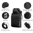 thumbnail image 5 of CHAOYUNYI Water Bottle Holder with Strap for 25/32/40/64 oz, Carrier Sling Bag with Phone Pocket Water Bottle Sleeve for Men Women Hiking Camping Travelling, 5 of 7