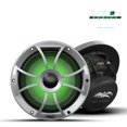 thumbnail image 1 of Sons Humides / Recon 8-S RGB / Haut-Parleurs Coaxials Marins 8 Pouces avec Grille Argentée et Rétroéclairage RGB, 1 of 4
