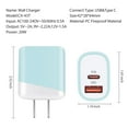 thumbnail image 2 of USB C Charger Wall Charger Block,2PCS AILKIN PD 20W Type C Block Charger QC3.0 Fast Charging Charger Plug Power Adapter USB C Brick Cube For Android Phone Fast Charger Block, 2 of 7