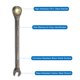 thumbnail image 5 of Uxcell 2 piezas de llave combinada de 9/32" con trinquete SAE de 90 dientes y llave de 12 PT, 5 of 7