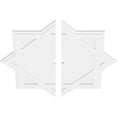 thumbnail image 2 of 40"OD x 2"ID x 22 1/4"C x 1"P Axel Architectural Grade PVC Contemporary Ceiling Medallion, Two Piece, 2 of 11