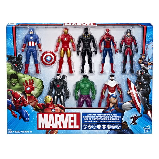 Details about   Marvel Avengers Hasbro Ultimate Protector Pack 8 Figures Gift Set NS 