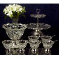 thumbnail image 4 of Centre de Table Louise Collection en Verre Noir avec Acier Inoxydable 25x22cm, 4 of 6