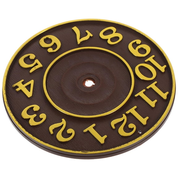 HOOWIFFY Golden Metal Clock, Easy to Install, Decorative Wall Clock for Home, Living Room, Office, Quiet Movement