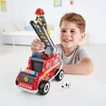 thumbnail image 5 of Hape Fire Truck Playset with Action Figure & Rescue Dog, Toddler & Children, 5 of 6
