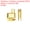 Gold Tone, variant on 10Sets Zipper Repair Kits, #3 Retainers Box & Insertion Pins for Zippers Replacing, Silver Tone