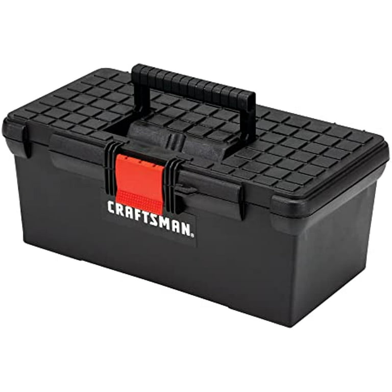 CRAFTSMAN 20-in Red Plastic Lockable Tool Box in the Portable Tool