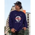 thumbnail image 2 of Abstract World Rave Style Sweatshirt Men -Image by Shutterstock, Male x-Large, 2 of 4