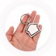 thumbnail image 5 of unbranded 5Ud Llaveros De Metal Con De Casa Plata Para Colgar Llaves Y Accesorios Portátiles, 5 of 7