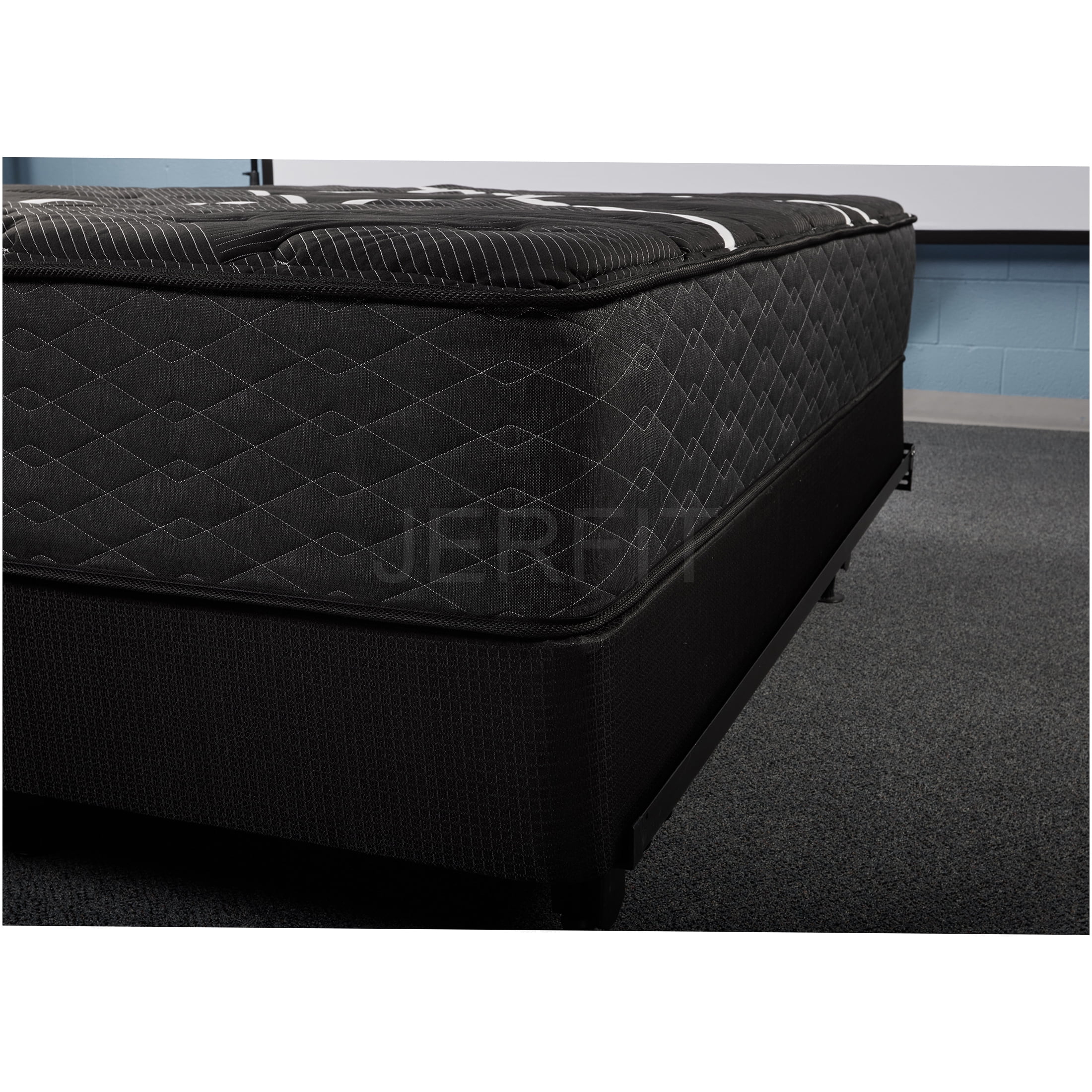JERFIT California King Hybrid Mattress, Plush Feel with Dual Cooling Gel Memory Foam Individually Wrapped Coils for Motion Isolation