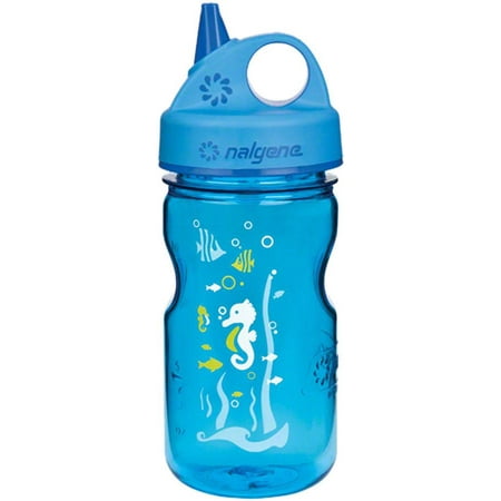 Nalgene Tritan Kid's Grip-n-Gulp Water Bottle: 12oz, Blue
