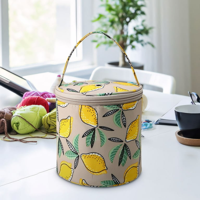 Yyuenw Mini Yarn Storage Small Size Yarn Bag for Crocheting with