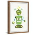 thumbnail image 2 of Marmont Hill I Am A Green Robot Framed Wall Art, 8.00" x 1.50", 2 of 6