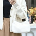 thumbnail image 2 of LHSHID Women Girls Trendy Elegant Fuzzy Faux Fur Tote Hobo Handbag Fluffy Soft Lightweight Shoulder Top Handle Bag Purse, 2 of 6