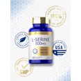 thumbnail image 6 of L Serine Capsules 500 mg | 120 Count | Non-GMO & Gluten Free Supplement | by Carlyle, 6 of 8
