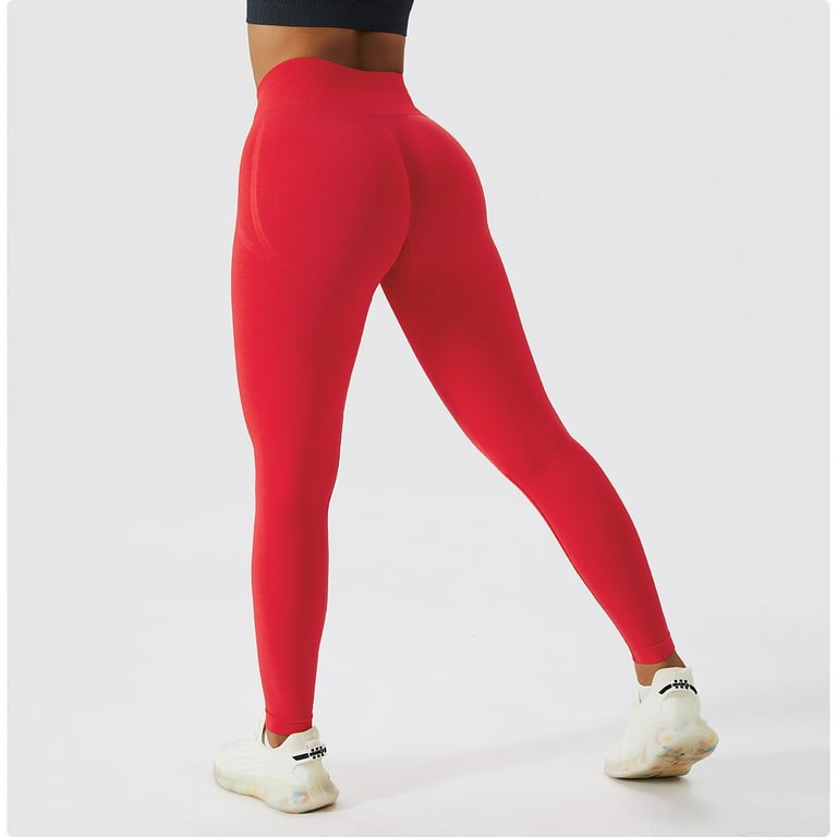 Red-black Shaping Leggings Sculpting Yoga Pants Compression Tights Women  Activewear Ladies Sportswear Gym Apparel Workouts Fitness 