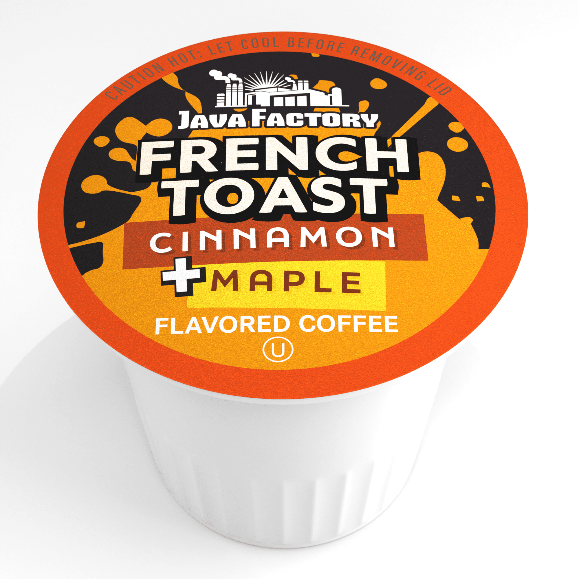 Java Factory French Toast Coffee Pods, Keurig Compatible, 40-Pack