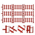 thumbnail image 3 of 50Pcs Simulation Fence Toys Plastic Fence Toys Simulated Farm Zoo Decoration, 3 of 6