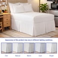 thumbnail image 5 of Space Maker Extra-Long Bed Skirt, 21’ Drop, White, California King, 5 of 8