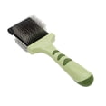 thumbnail image 1 of MPP Dog Grooming Tools Green Flexible Slicker Brush Double Sided Undercoat Shedding (Small), 1 of 1