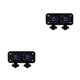 thumbnail image 4 of Scienceny Panel de interruptores Enchufe USB empotrado 12V Paneles reguladores de botones Camper digital para accesorios de automóviles Parte Como se muestra TU-TU 2piezas, 4 of 6