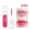 D, variant on Kokovifyves 2.5ml Warm Change Ice Clear Lip Gloss, Tiny Pearl Glitter Hydrating Lip Gloss Makeup
