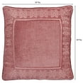 thumbnail image 2 of Grandview Piped European Sham Only Rose European Sham 26 x 26 inches, 2 of 4