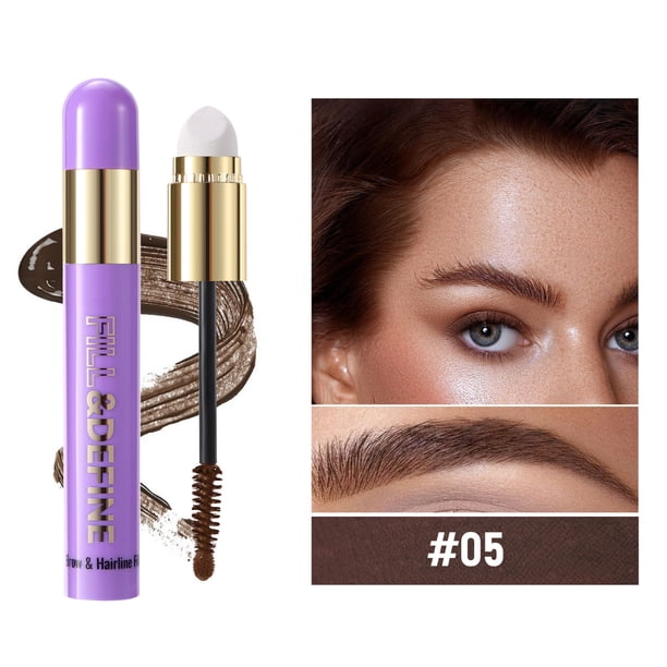 Crema capilar desechable, resistente al agua, para peluquería, para cejas, líneas capilares, 4,8 g, color para cejas