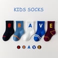 thumbnail image 1 of Calcetines para niños, primavera, otoño, invierno, calcetines de bebé de algodón peinado con dibujos animados para hombres y mujeres, 1 of 3