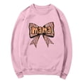 thumbnail image 5 of Xuyuer Women's Printed Long Sleeve Round Neck Casual Hoodless Sweatshirt, Comfortable Pullover Top for Mother's Day Gifts, Family Events and Relaxed Everyday Wear, 5 of 5