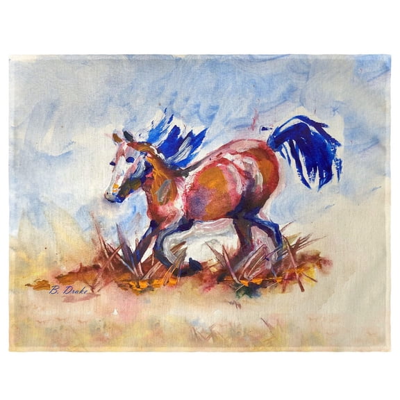 Betsy Drake Interiors s Wild Horse Place Mat Set of 4