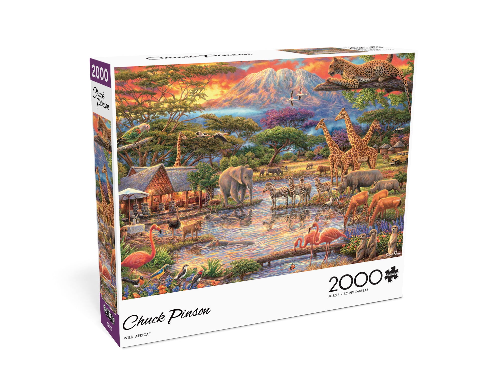 Buffalo Games Wild Africa 2000-Piece Adult Interlocking Jigsaw