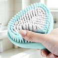 thumbnail image 7 of Shower Brush Long Handle Back Scrubber 16.54 Inch Soft Nylon Body Brush with Non-Slip Grip Blue Bath Accessory 1 Pack, 7 of 7