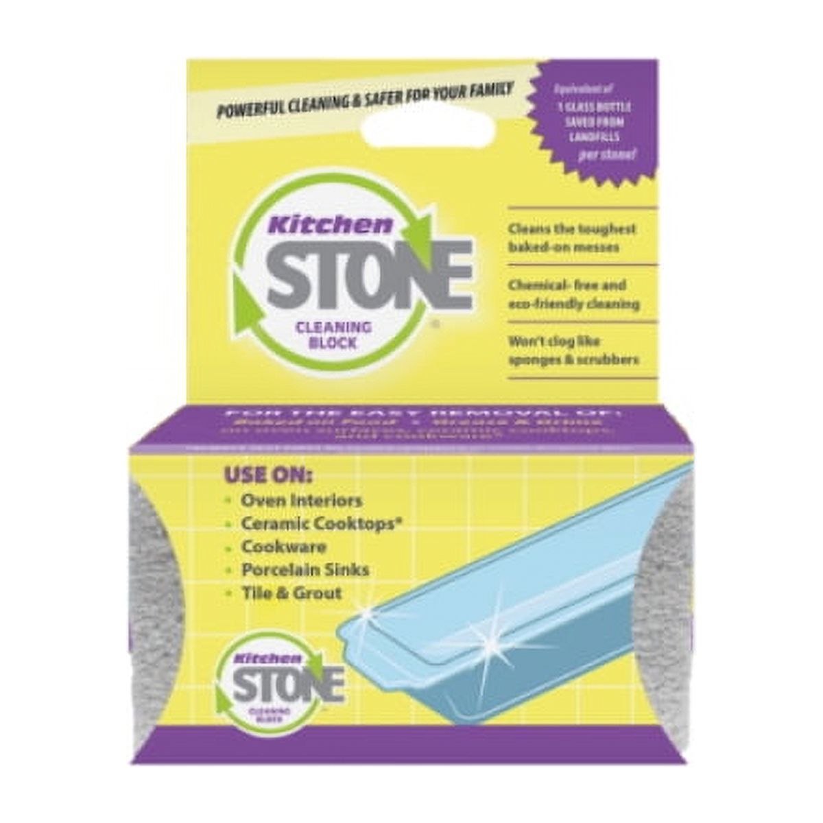 KitchenStone Cleaning Block 3-Pack, Environmentally Friendly Kitchen ...