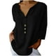 thumbnail image 5 of Vestidos Casuales Para Mujer, Blusas De Mujer De Moda Blusas de verano para mujer, de manga 3/4, lisas, con cuello en V y bolsillos, 5 of 7