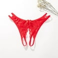thumbnail image 2 of Women's Sexy Lace Thong Underwear Transparent No Show Comfortable Soft Breathable Panties, 2 of 2