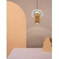 thumbnail image 6 of FSLiving 10W Adjustable Levitate Track Pendant Light J-Type Retractable Track Pendant Light with Remote Control with Dimmable Smart Led Light Adjustable Height for Decor Dining,Orange - 1 Pack, 6 of 6