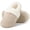 Khaki, variant on Litfun Women's Chenille Knit House Shoes Fleece Lined Memory Foam House Slippers, Grey, Size 7-7.5