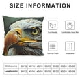 thumbnail image 5 of BANET Throw Pillow Covers National Bird Nature Art Work Square Pillow Cases for Decorative Cushion Bed Couch Sofa 12x12in, 5 of 5