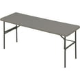 thumbnail image 2 of Iceberg IndestrucTables Too 1200 Series Resin Folding Table 72w x 24d x 29h Charcoal 65387, 2 of 2