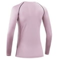 thumbnail image 4 of Cadmus Women's Workout Long Sleeve Shirts for Running Yoga Hiking T Shirt,Black,Grey,Pink,Small, 4 of 8