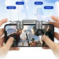 thumbnail image 3 of Lifetechs K19 Gaming Trigger Mini Six Finger Control Metal Game Shooter Fire Button Aim Key for Smartphone, 3 of 7
