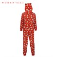thumbnail image 1 of Jumpsuit de la casa de Navidad Pijamas con capucha impresa de manga larga para mujer Monstrate AP000325-08, 1 of 7