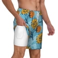 thumbnail image 2 of Balery Sunflowers Mens Swim Trunks Swim Shorts for Men Quick Dry Inseam Beach Shorts with Compression Liner Pocket-X-Large, 2 of 9