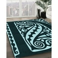 thumbnail image 2 of Ahgly Company Indoor Rectangle Patterned Night Black Area Rugs, 6' x 9', 2 of 6