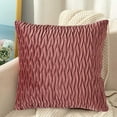 thumbnail image 4 of SLYNSHome Modern Pillowcases Decorative Standard Throw Pillow Covers Solid Color Pillow Cases Cushion Cover for Sofa Bed Couch - Red, 4 of 7