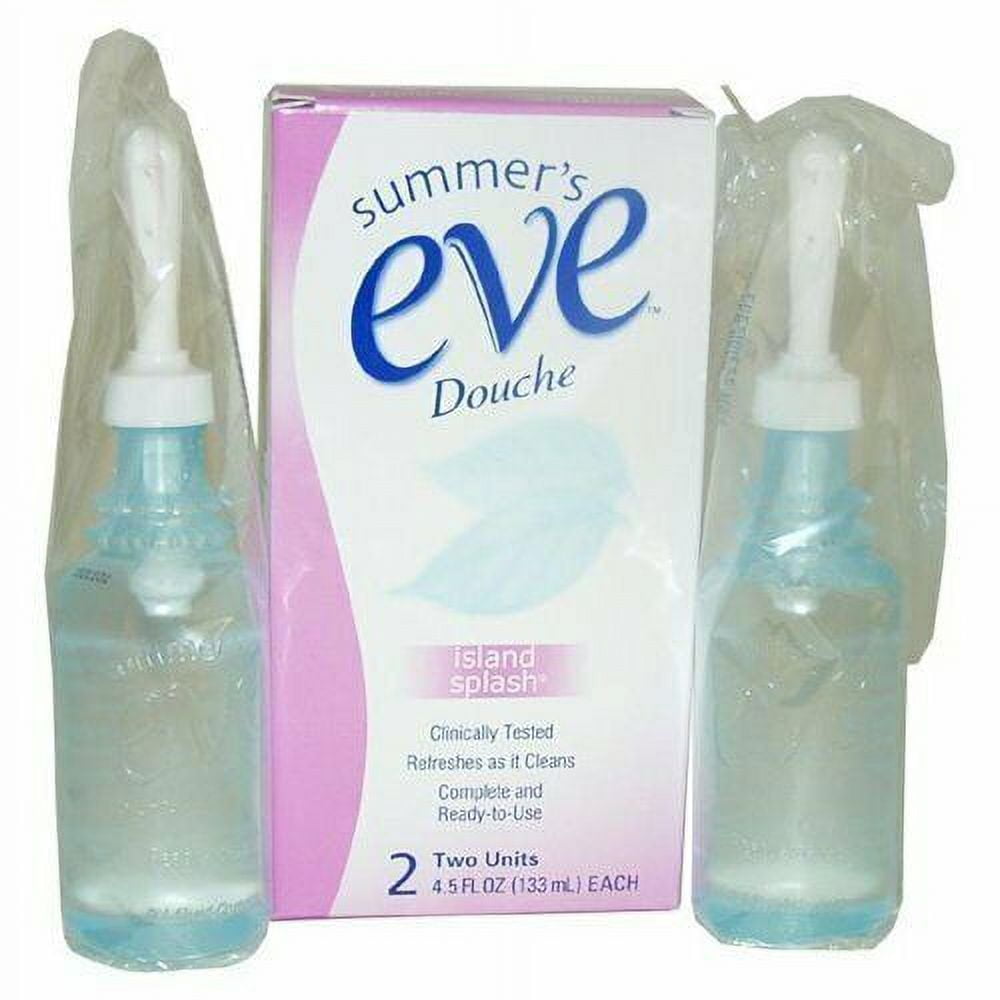 5 Pack - Summer's Eve Douche, Vaginal Douche for Women, Island Splash, 2 Units, 4.5 Oz Each